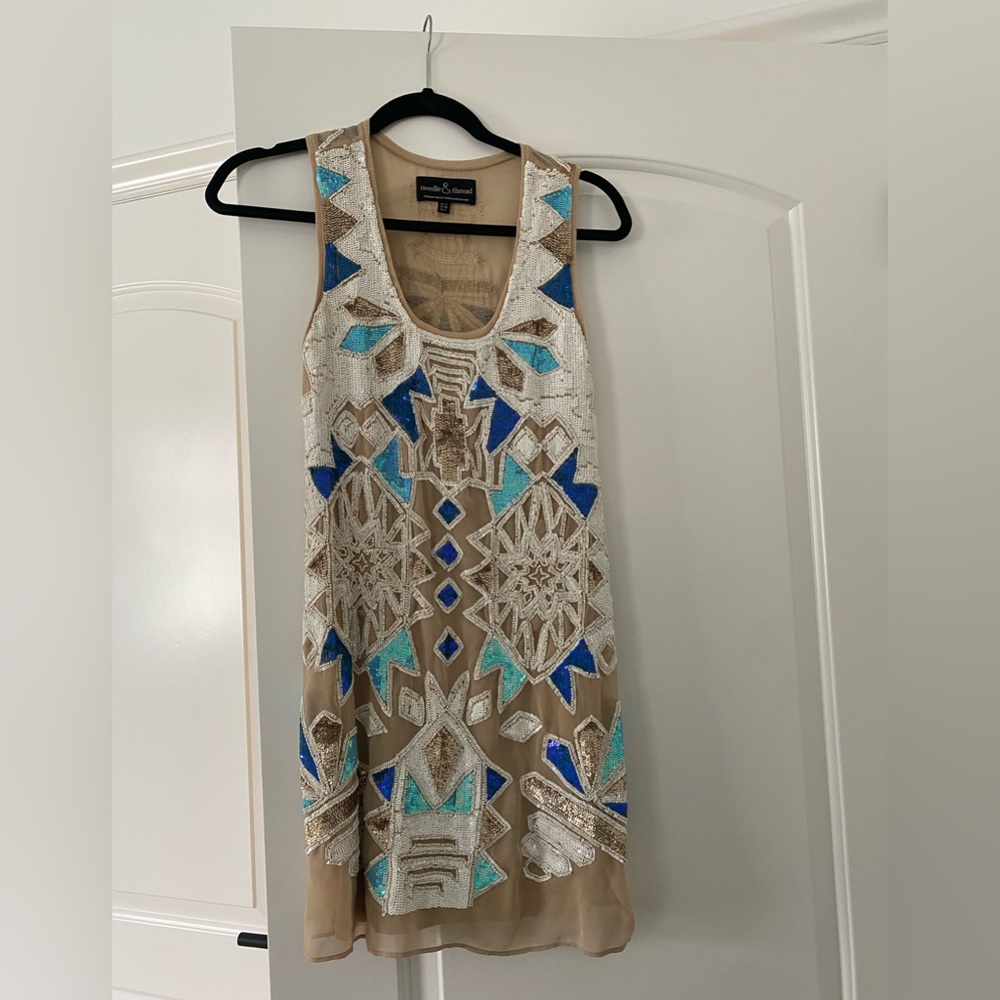 Needle and Thread Sequined Dress